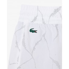 SHORTS LACOSTE DUPLO ESTAMPA REFLETIVA - BRANCO/CINZA SHORTS LACOSTE DUPLO ESTAMPA REFLETIVA - BRANCO/CINZA
